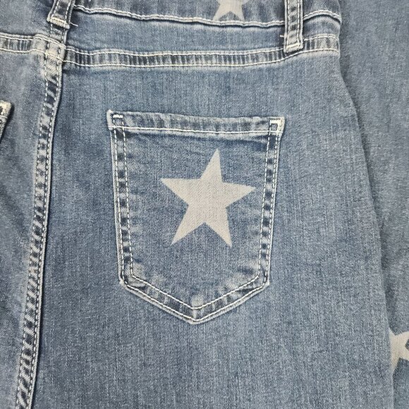 Written in the Stars Flared High Waist Denim Jeans Nasty Gal Women Size 6 - Picture 10 of 11